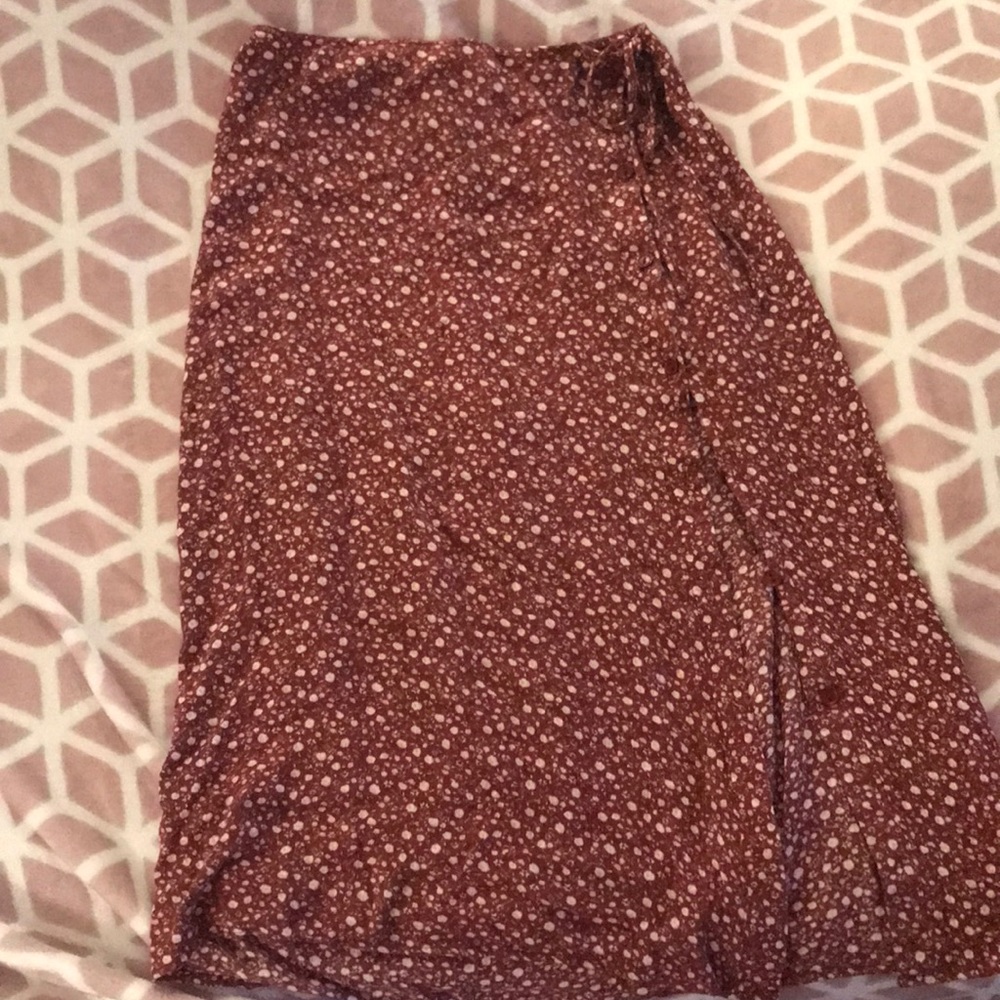 Sky and sparrow midi skirt